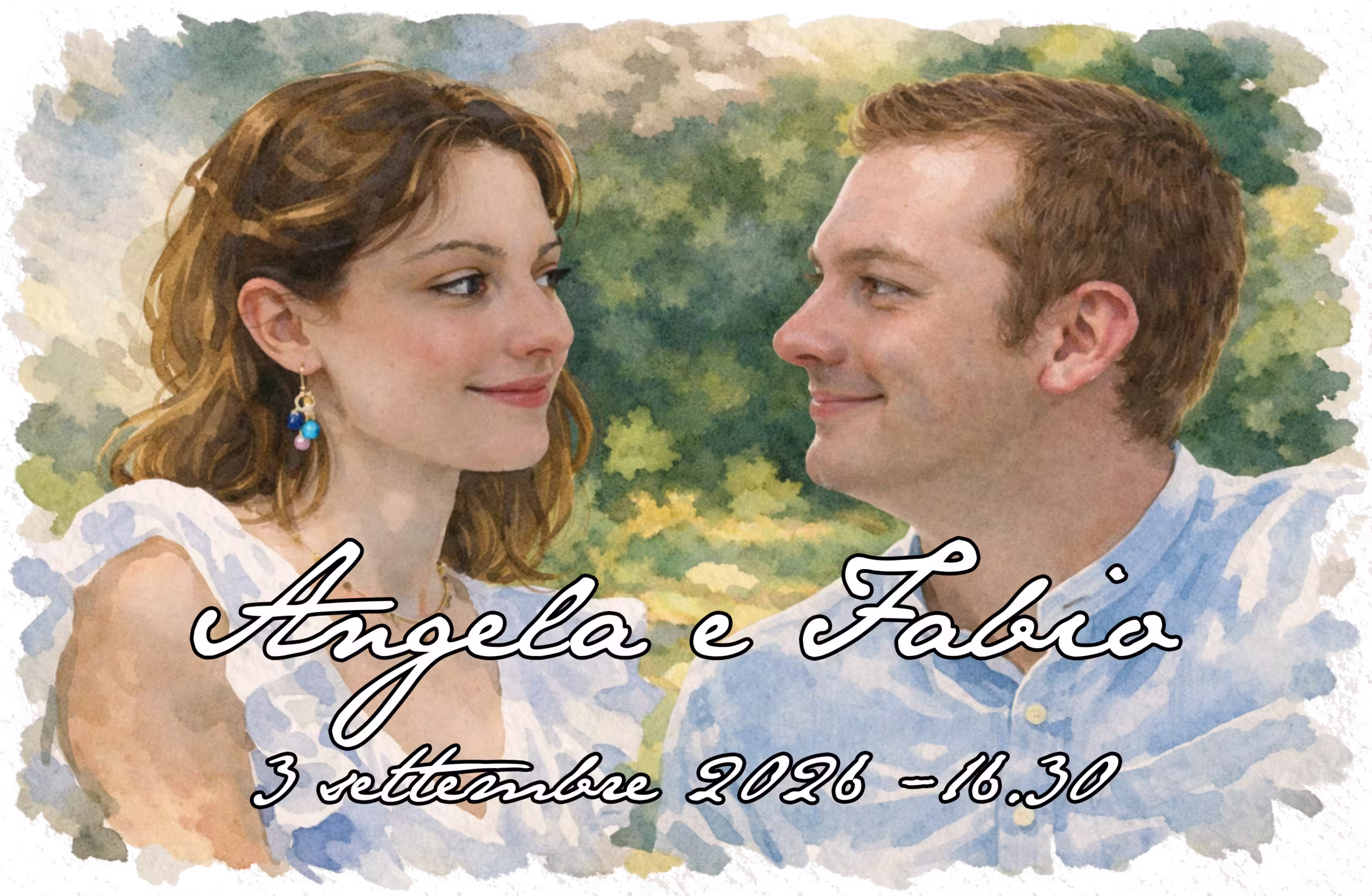 Ritratto di Angela e Fabio - 3 settembre 2026